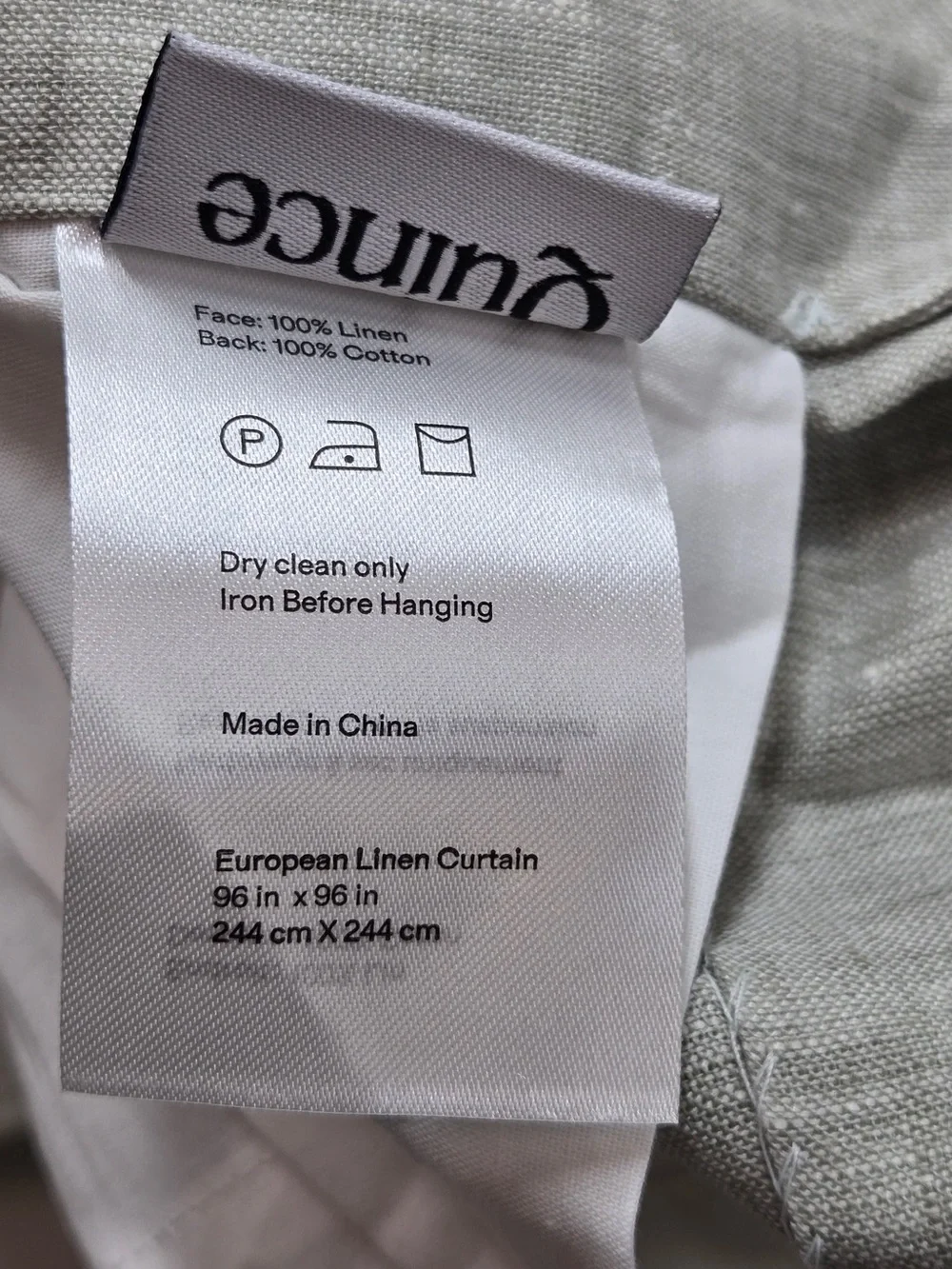 Quince includes 96x96